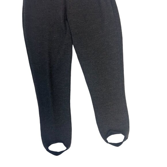 Vintage St. John Sport Dark Gray Stirrup Pants 1980's Size 2 - Picture 3 of 4